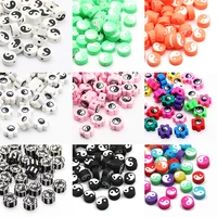 tai chi pattern clay beads many colors polymer loose spacer beads for handmade diy jewelry making necklace bracelet accessories