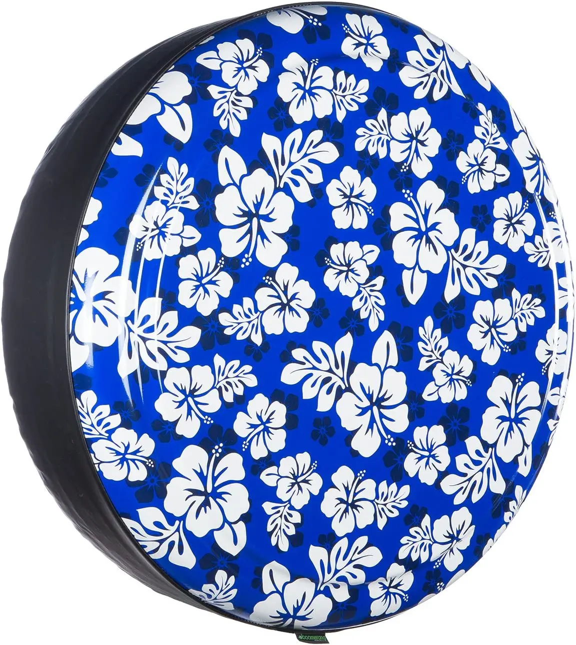 

Tire Cover (Plastic Face & Vinyl Band) - Hawaiian Print - Blue Suitable for most vehicles with car accessories tire covers