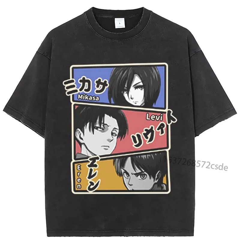 

Футболка MIKASA LEVI BREM для мужчин и женщин, футболка с аниме принтом в стиле Харадзюку, забавная Футболка с принтом, одежда в стиле хип-хоп, топы, футболки, летние топы, 2023
