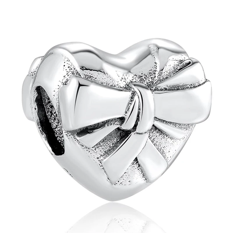 

Женский винтажный браслет из серебра 925 пробы, с подвеской в виде блестящего сердца