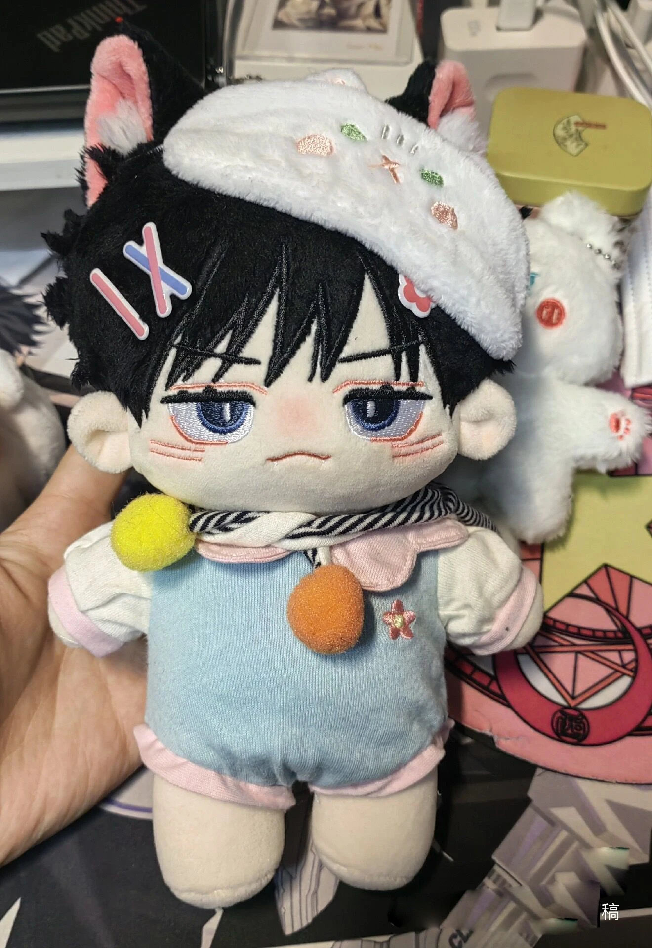 

Искусственное аниме Fushiguro Megumi juютсу Kaisen плюшевое Кукольное тело 20 см Косплей хлопковая Кукла наряд игрушки Рождественский подарок