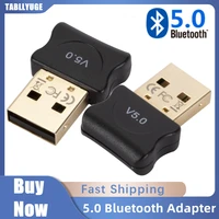 5 0 bluetooth compatible adapter usb transmitter for pc computer receptor laptop earphone audio printer data dongle receiver