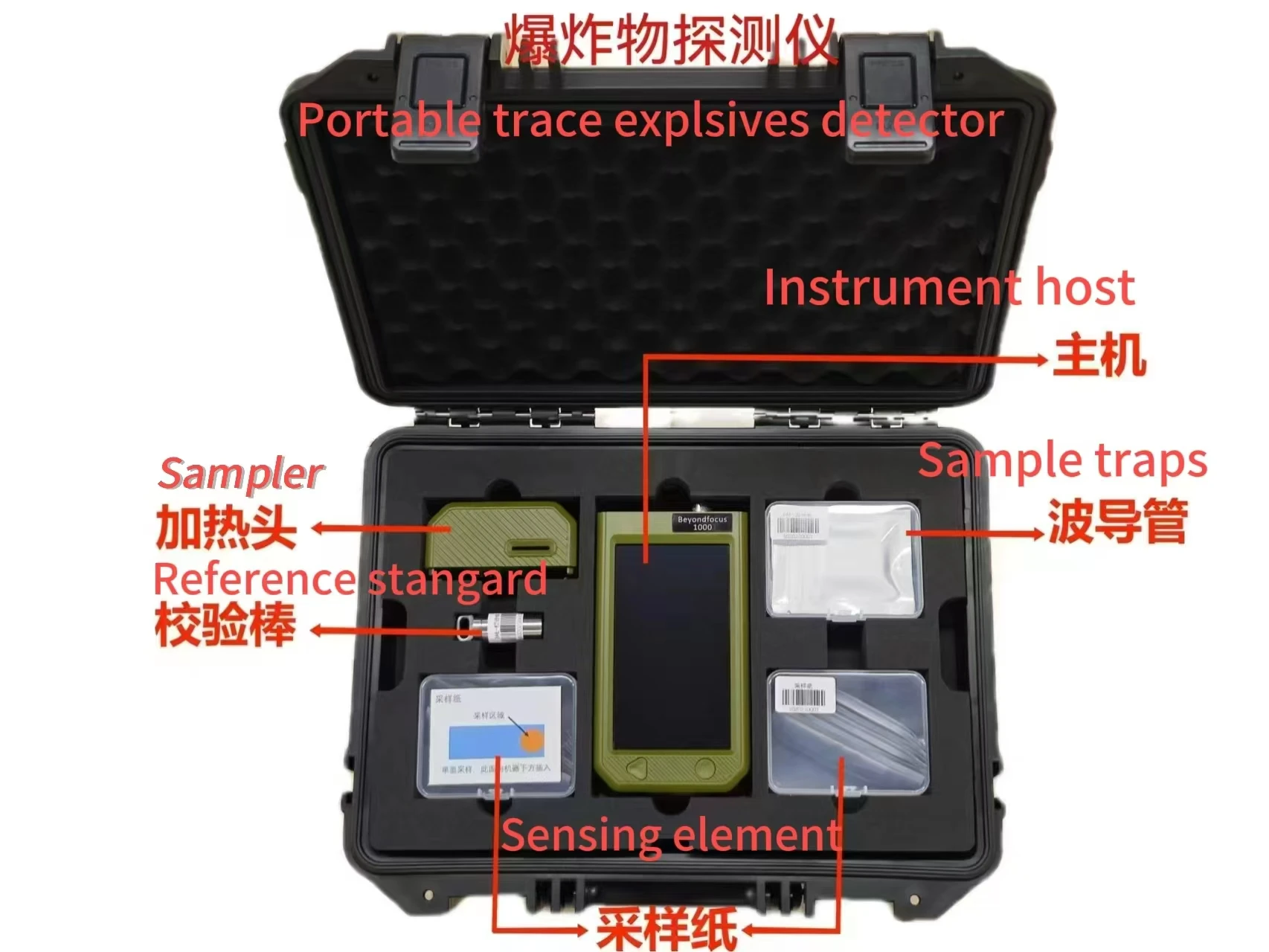 Yingxun YX-1000 Портативный детектор следов взрывчатий
