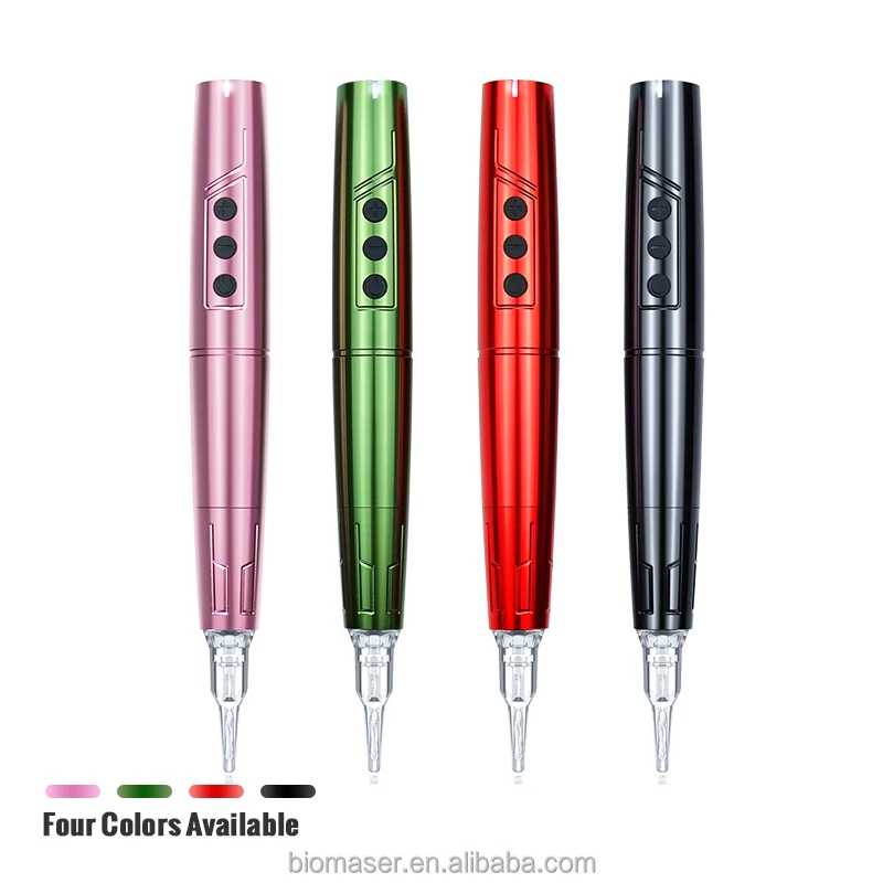 

2022 Newest Biomaser Professional Cordless Battery PMU Machine Wireless Tattoo Pen Dermografos Machine De Tatouage