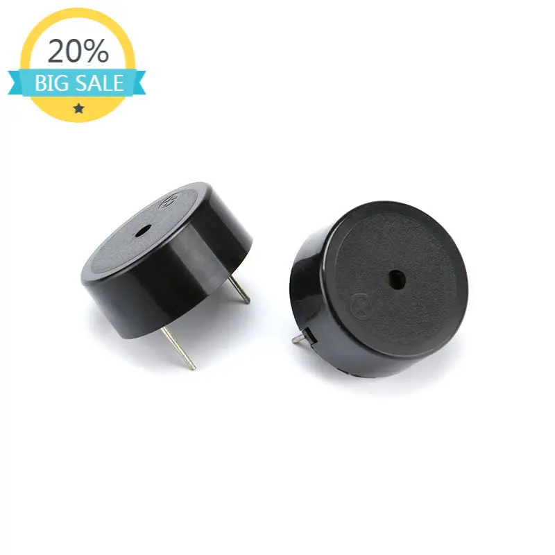 

5pcs 12V Active Buzzer Speaker SFM-20-C 2310 DC3-24V Mini Alarm Sounder Diy
