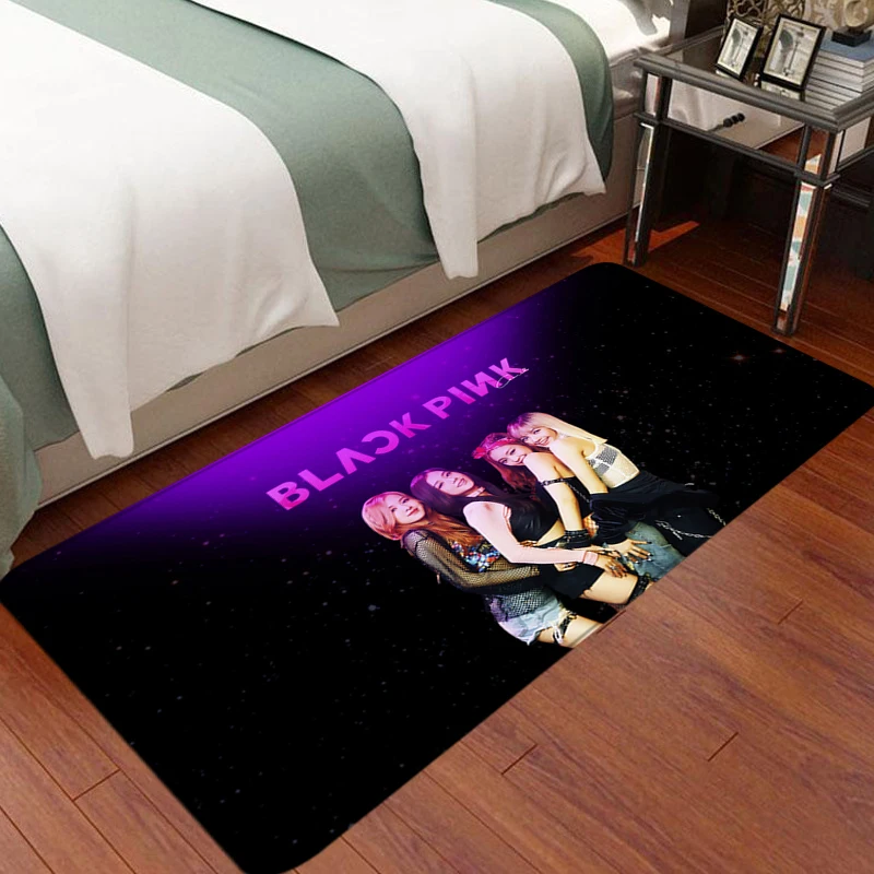 

Door Mat Kpop-BLACKPINK Entrance Doormat Bath Mats Bathroom Rug Carpets Living Room Rugs Custom Home Kitchen Carpet Foot Prayer