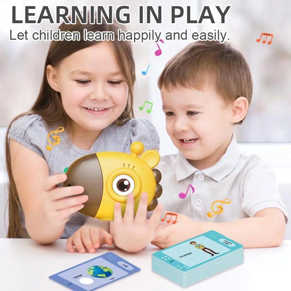 

English Giraffe Card Reader Early Childhood Education Mini Letter Learning Machine Musical Toys For Boys And Girls B4N1