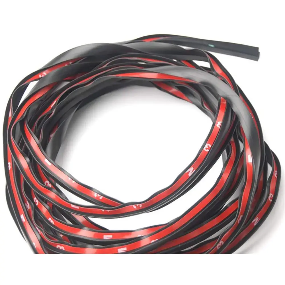 

Self Adhesive Auto Rubber Weather Draft Seal Strip Windshield Sealing Strip Soundproof T-type Rubber Edge Protector Trim