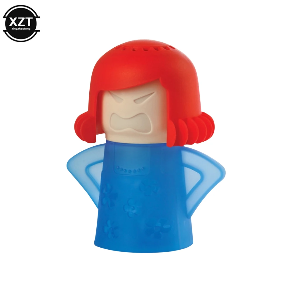 XZT Angry Mom Microwave and Refrigerator Cleaning Deodorizer Creative Kitchen Utensils Kitchen Air Fresher Purification Cleaner