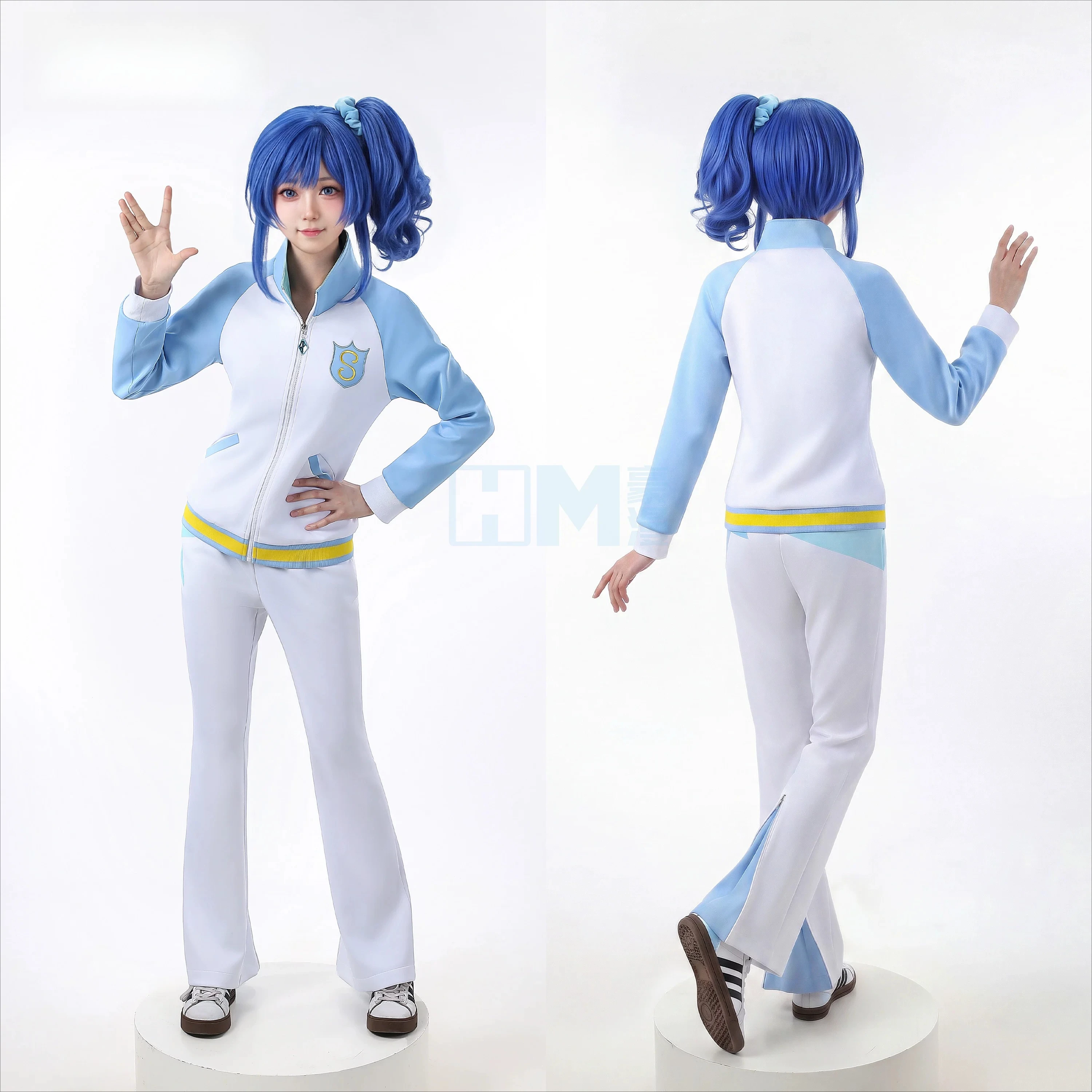 Фото Айкатсу! Костюм для косплея Aoi Kiriya Ichigo Hoshimiya Ran Shibuki, спортивная одежда с карманами, повседневная одежда, костюм для косплея для женщин №4
