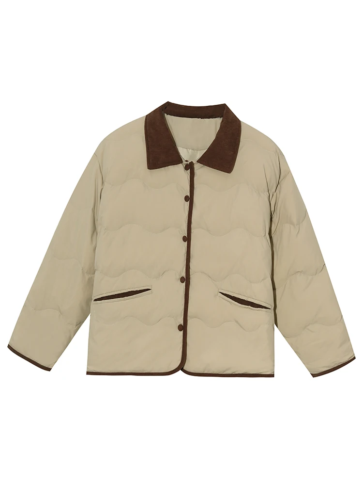 Короткий женский пуховик Advanced Sense на утином пуху Xijing новинка зимы 2024 супер