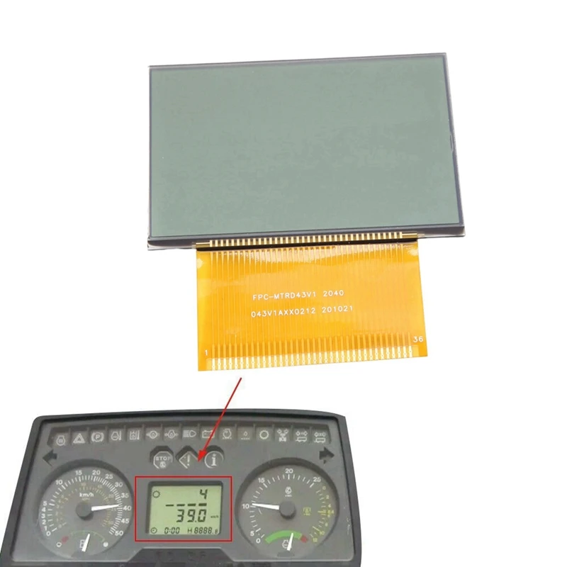 3X ЖК-дисплей тракторов для Massey Ferguson John Deere Panel BIF 6000 серии экран приборной панели