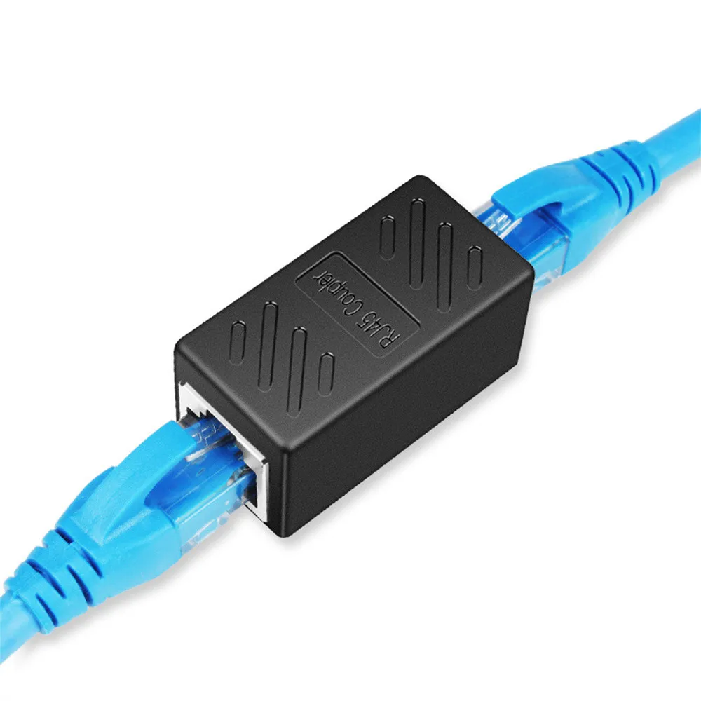 

Соединитель RJ45 для кабеля ethernet, соединитель локальной сети, встроенный Cat7/Cat6/Cat5e удлинитель кабеля Ethernet, переходник мама-мама