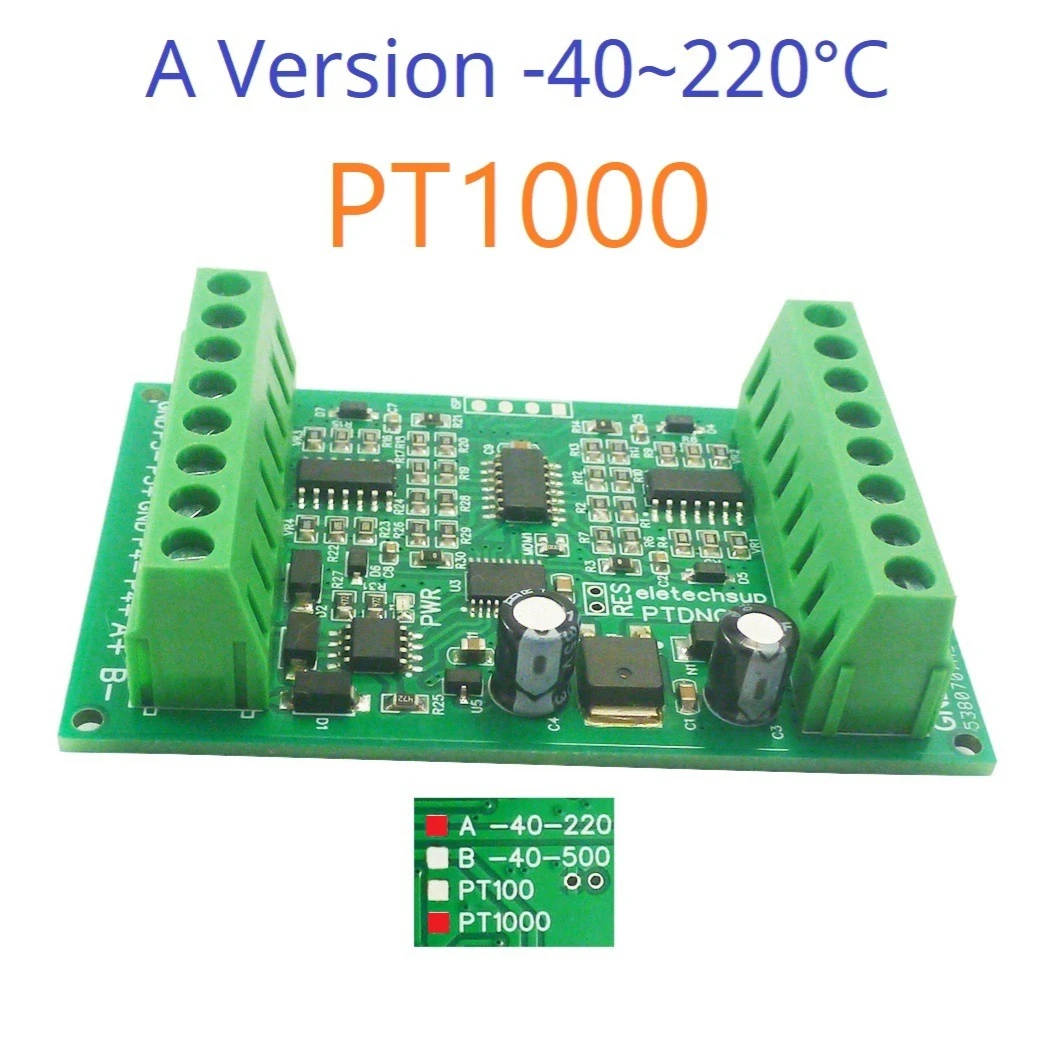 

Eletechsup PTDNC04 Коллектор PT100/PT1000 RS485