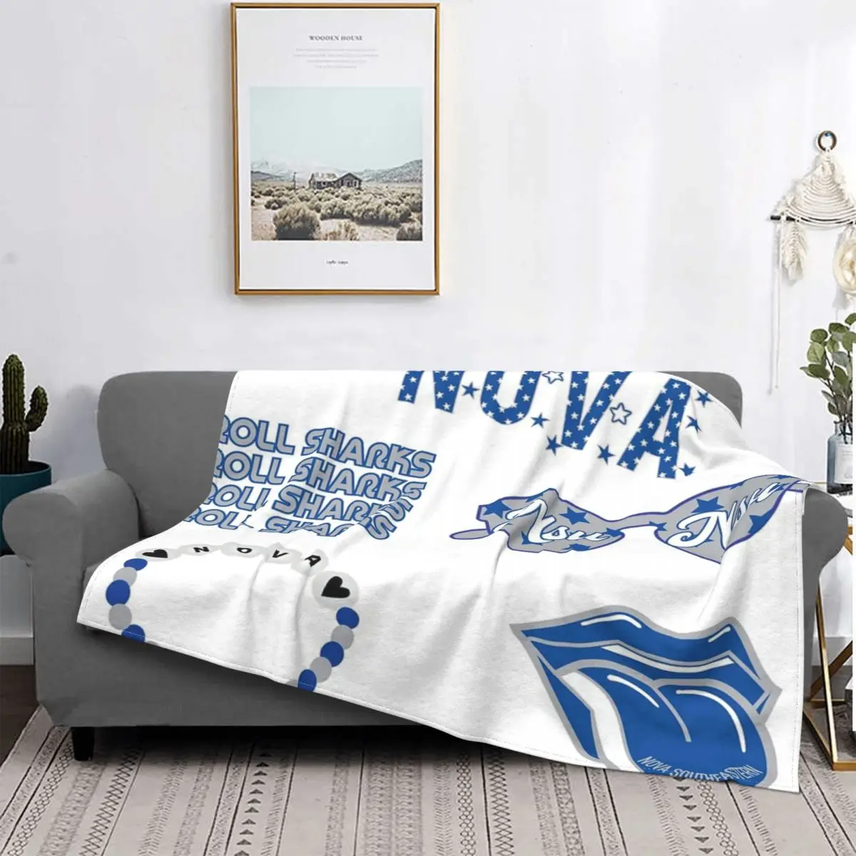 

Nova Southeastern University Blanket Bedspread Bed Plaid Muslin Sofa Blankets Muslin Blanket Winter Bed Covers