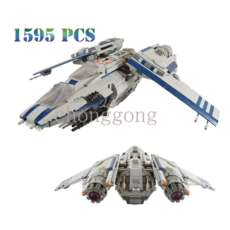 

MOC Building Blocks Interstellar Series Movie Fighter BAAT Spaceship Model Boy Children's Educational Toy Holiday Christmas Gift