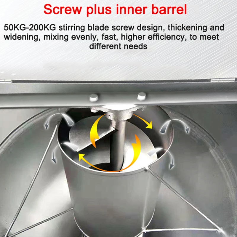 100 см пластиковый блендер для гранул из нержавеющей стали небольшой миксер