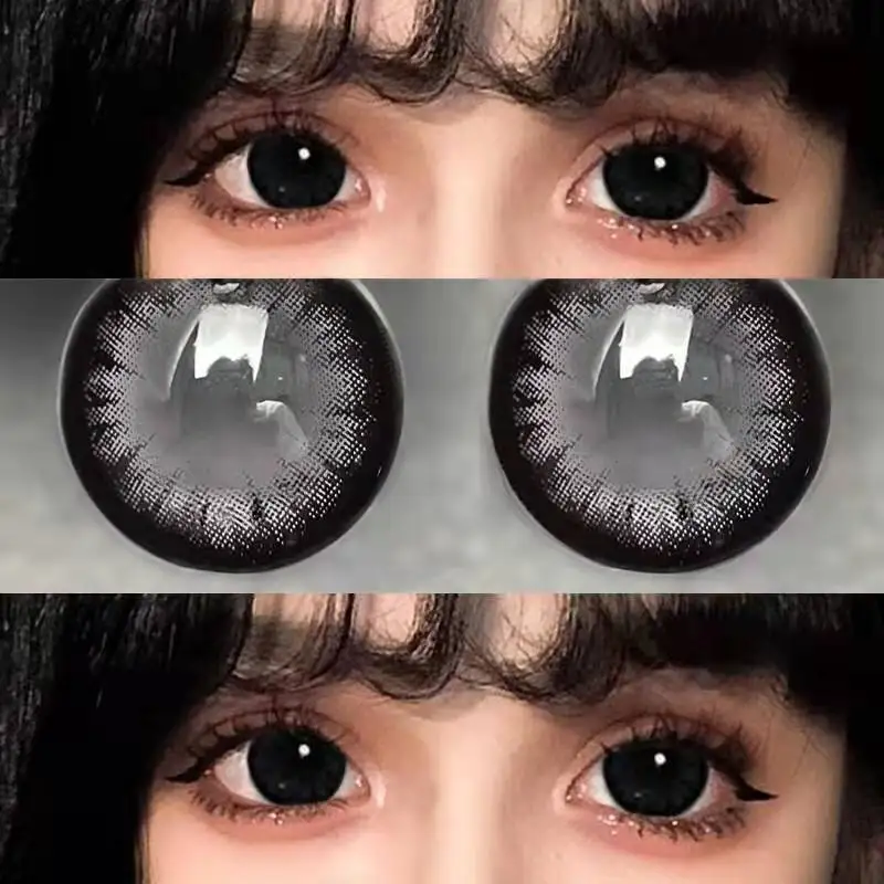 

Косметические контактные линзы GFRIEND, 1 пара, натуральные контактные линзы для глаз, натуральный внешний вид, линзы для глаз, серые контактные...