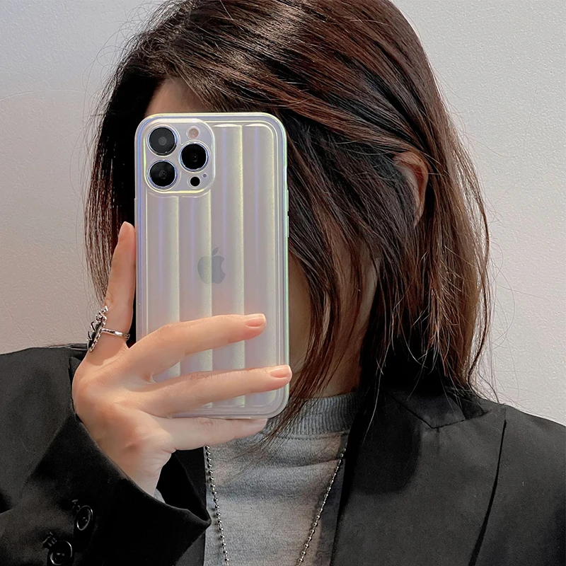 

Fashion Pearlescent Laser Roman Column Mobile Phone Case For IPhone8 7 11 12 13 14 Pro Max X XS Max XR Plus