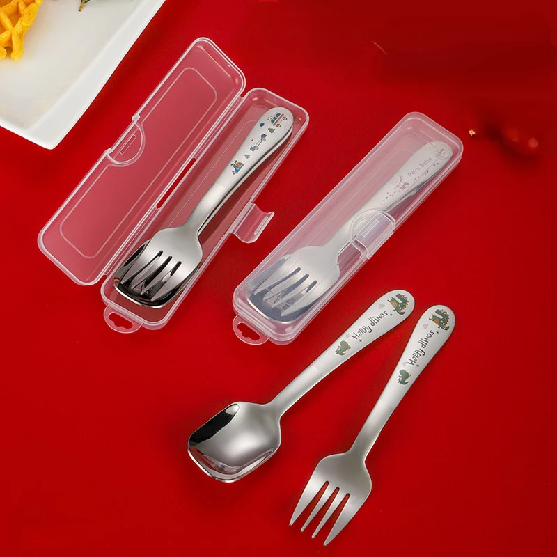 

Ложка-вилка детская из нержавеющей стали, 304