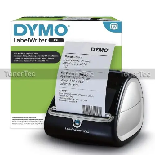 

Dymo LabelWriter 4XL термальный адрес доставки изготовитель этикеток штрих-кодов 1860979
