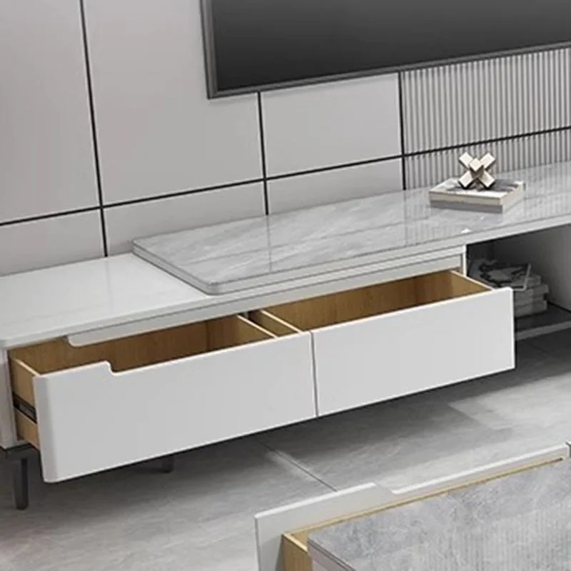 Белая подставка для мобильного телевизора развлекательный центр консоли стол