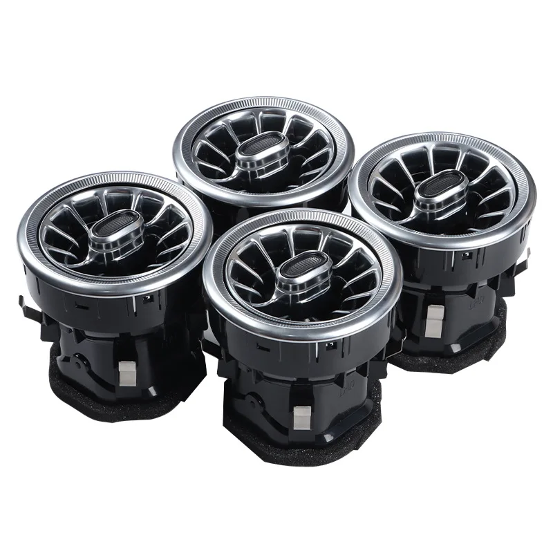 Автомобильная светодиодная панель кондиционера вентиляционная решетка турбо