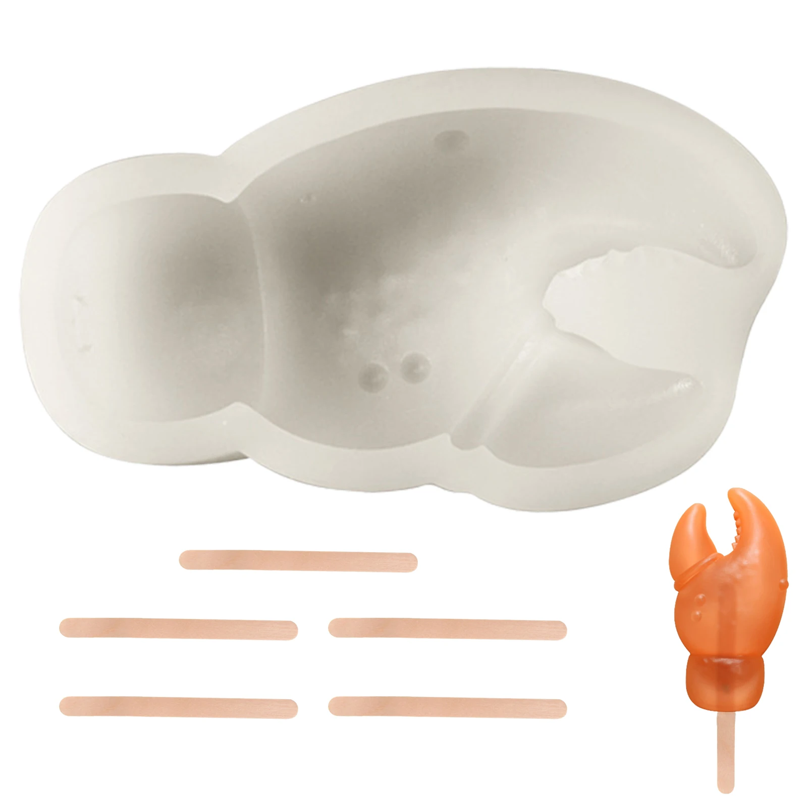 

Diy Chocolate Molds Silicone 3D Silicone Mold With Crab Claw Handmade Mold For Making Fondant Chocolate Scented Candy Resin Clay