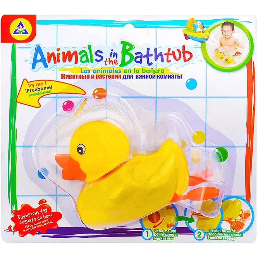 Игрушка для ванной Ural Toys Утенок заводной |