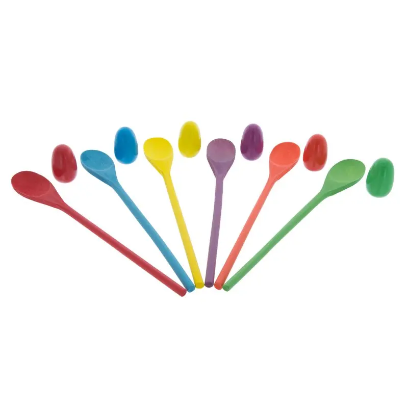 

Hey 6-Player Wooden Egg and Spoon Race Game for Birthday Parties