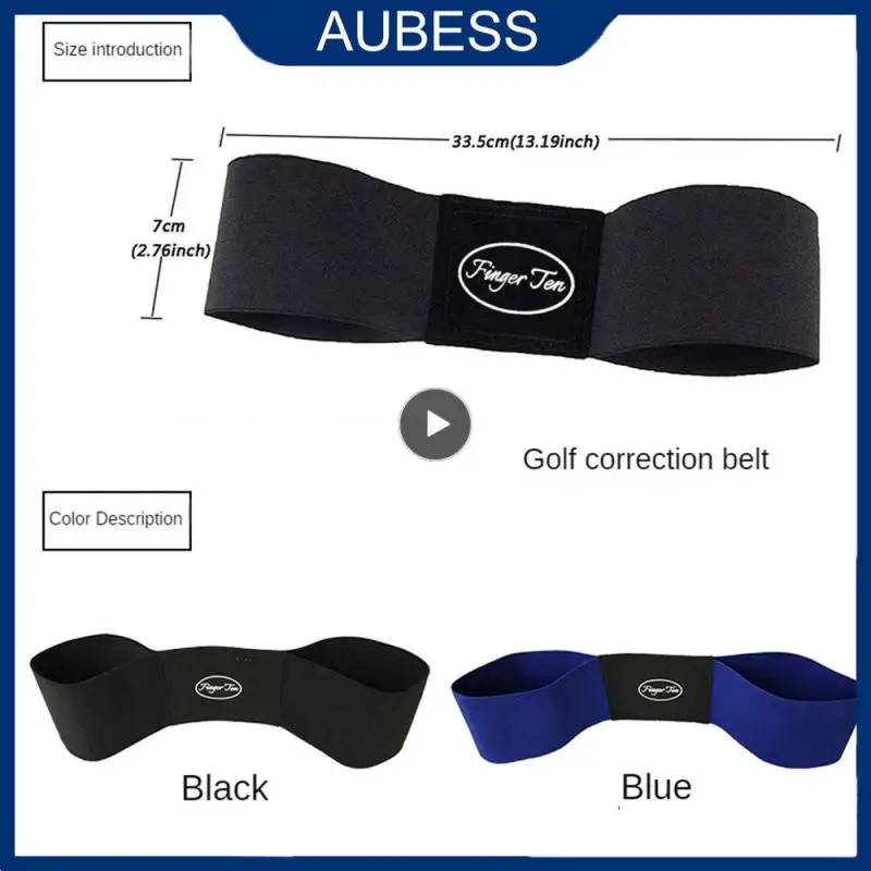

Blue Golf Correction Reusable Posture Corrector Easy To Wear Washable And Air-dried Arm Orthosis Swing Trainer Black Secure Fit