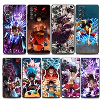 anime one piece d luffy phone case for samsung a01 a02 s a03s a11 a12 a21s a32 a41 a72 a52s 5g a91 s soft silicone