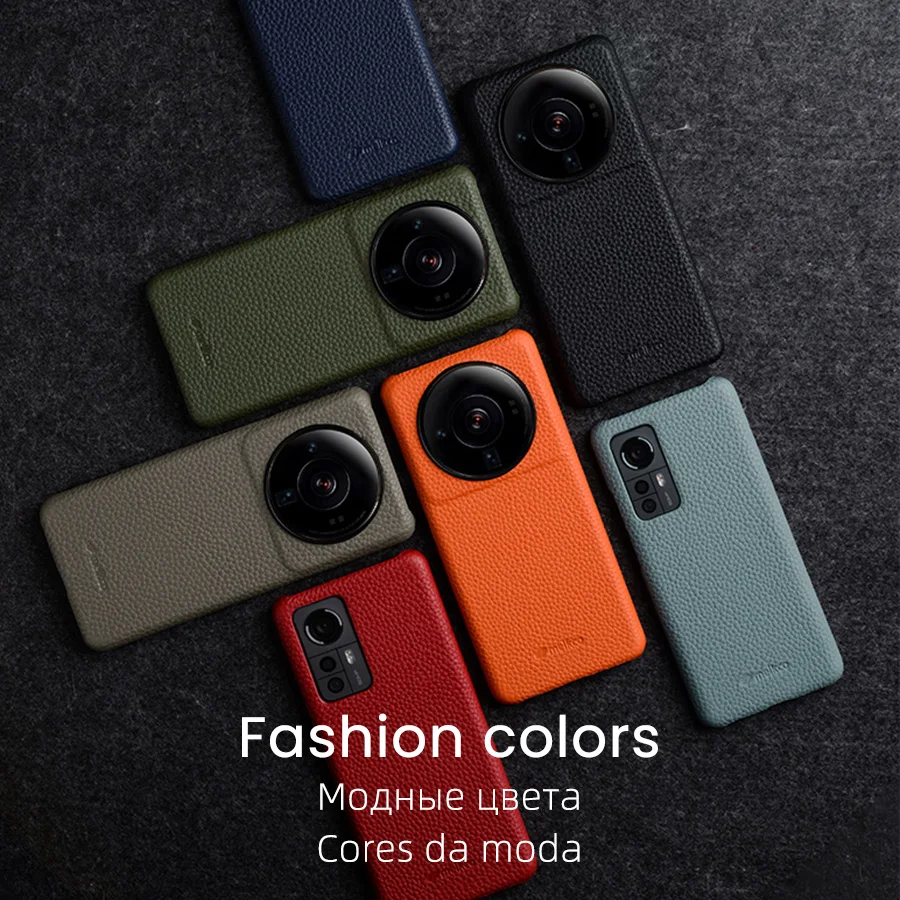 Melkco Premium Genuine Leather Case for Xiaomi Mi 12S Ultra Pro Luxury Fashion Business Natural Cowhide Phone Armor Back Cover