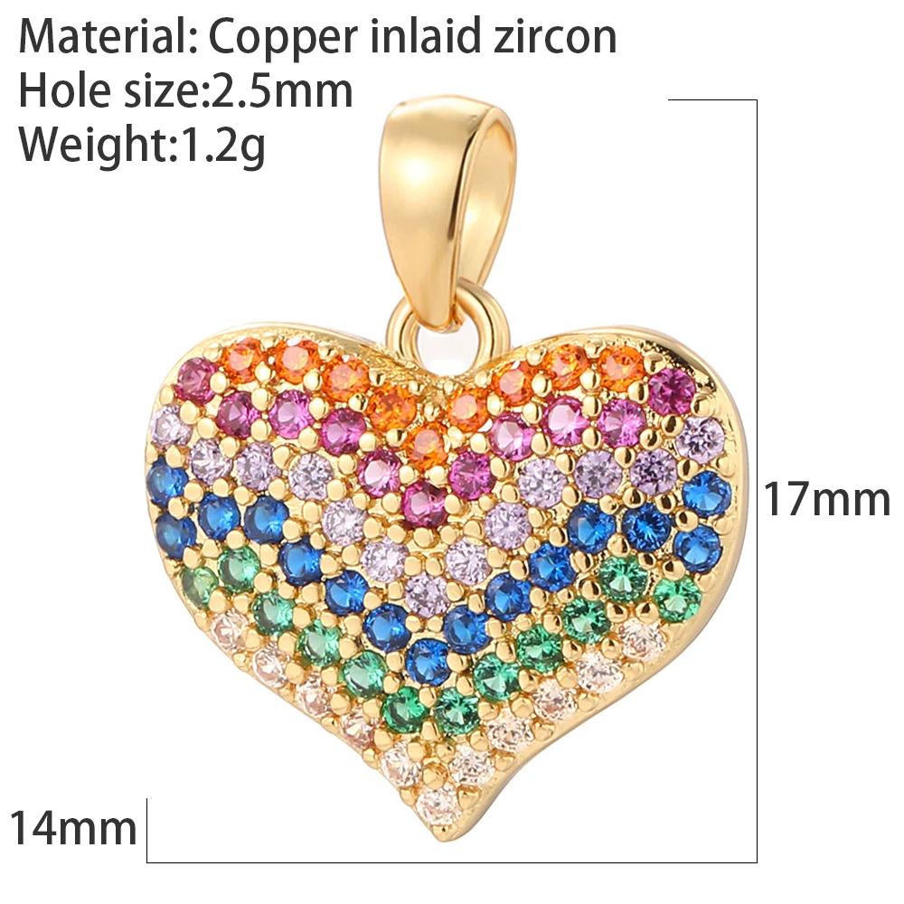 Red Heart Crystal Enamel Charms for Jewelry Making Supplies Designer Gold Color Cute Love Diy Earings Bracelet Necklace Pendant images - 6