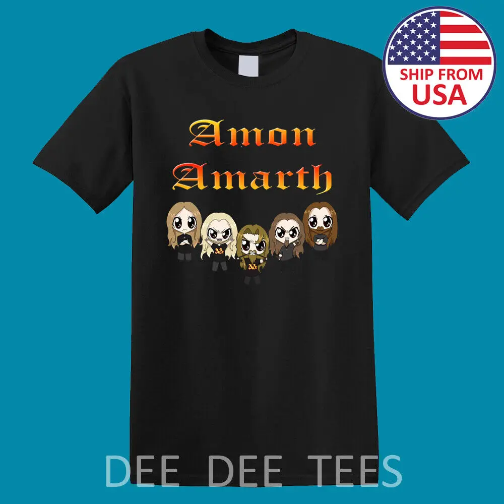 Мужская черная футболка Amon Amarth Personel размеры от S до 5XL