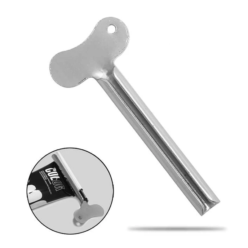 

Toothpaste Dispenser Stainless Steel Facial cleanser Saving Squeezer Cream Tube Squeezing Dispensers Home Bathroom Accessories