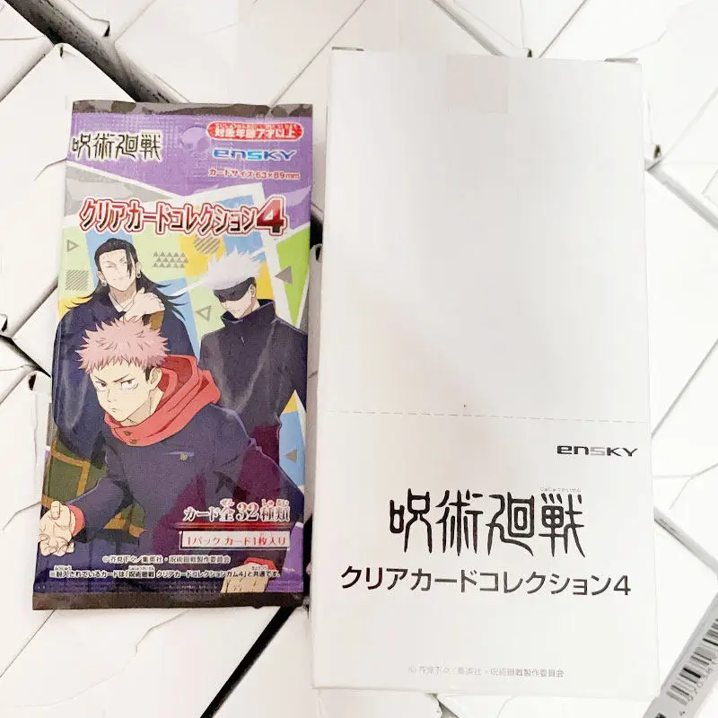 Фото Коллекционные карточки Ensky Original Jujutsu Kaisen: прозрачные ПВХ-карточки в слепом пакете, выпуск 4 №4