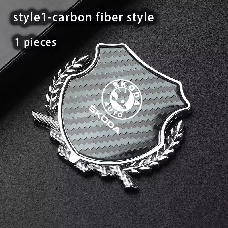 

Металлическая наклейка на автомобиль, эмблема, внешний кузов для Skoda Octavia Kodiaq Fabia Superb Karoq Yeti Rapid Mk3 Vrs, аксессуары, чехол для ключей