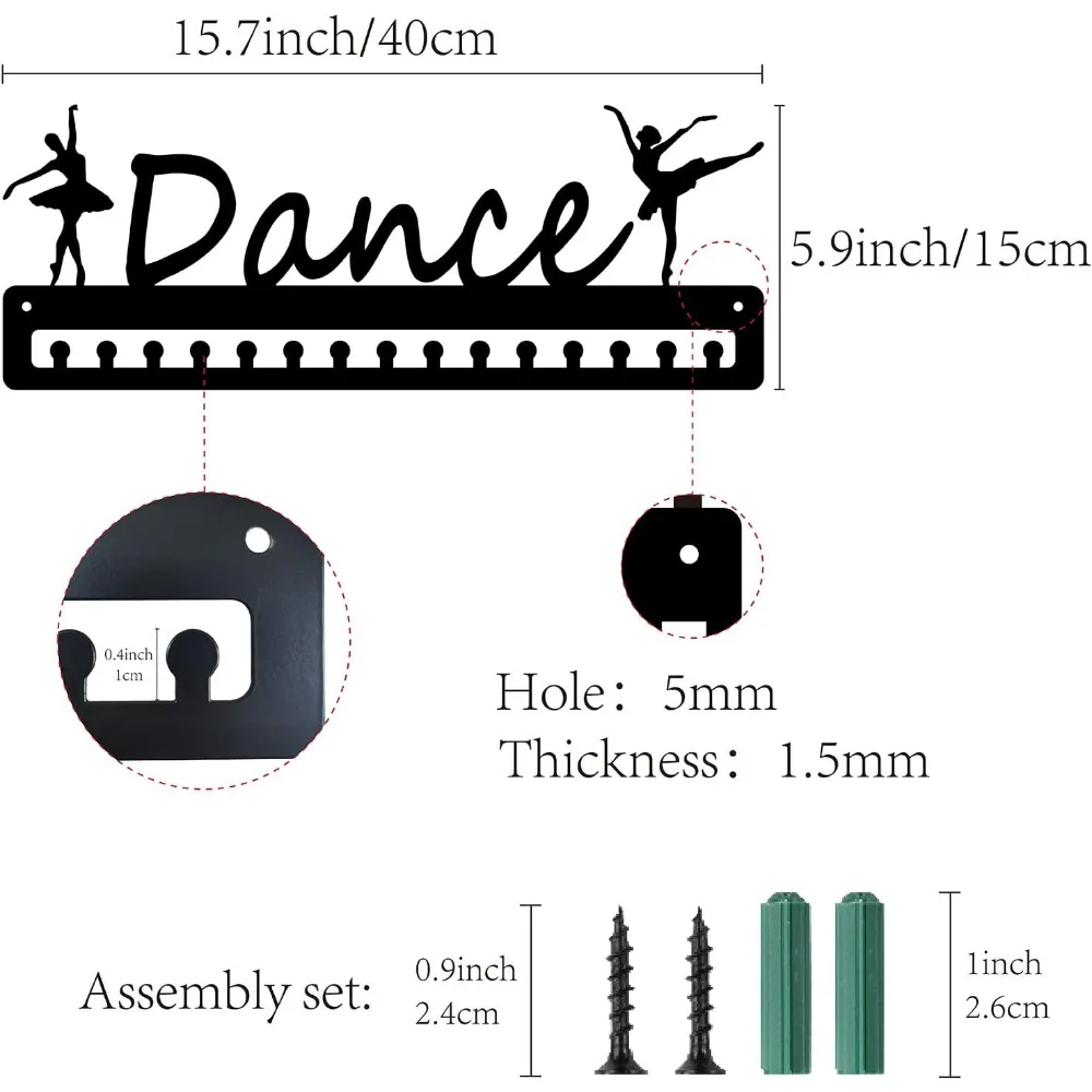 Держатель для медалей танцор вешалка подставка дисплея настенная стойка декор