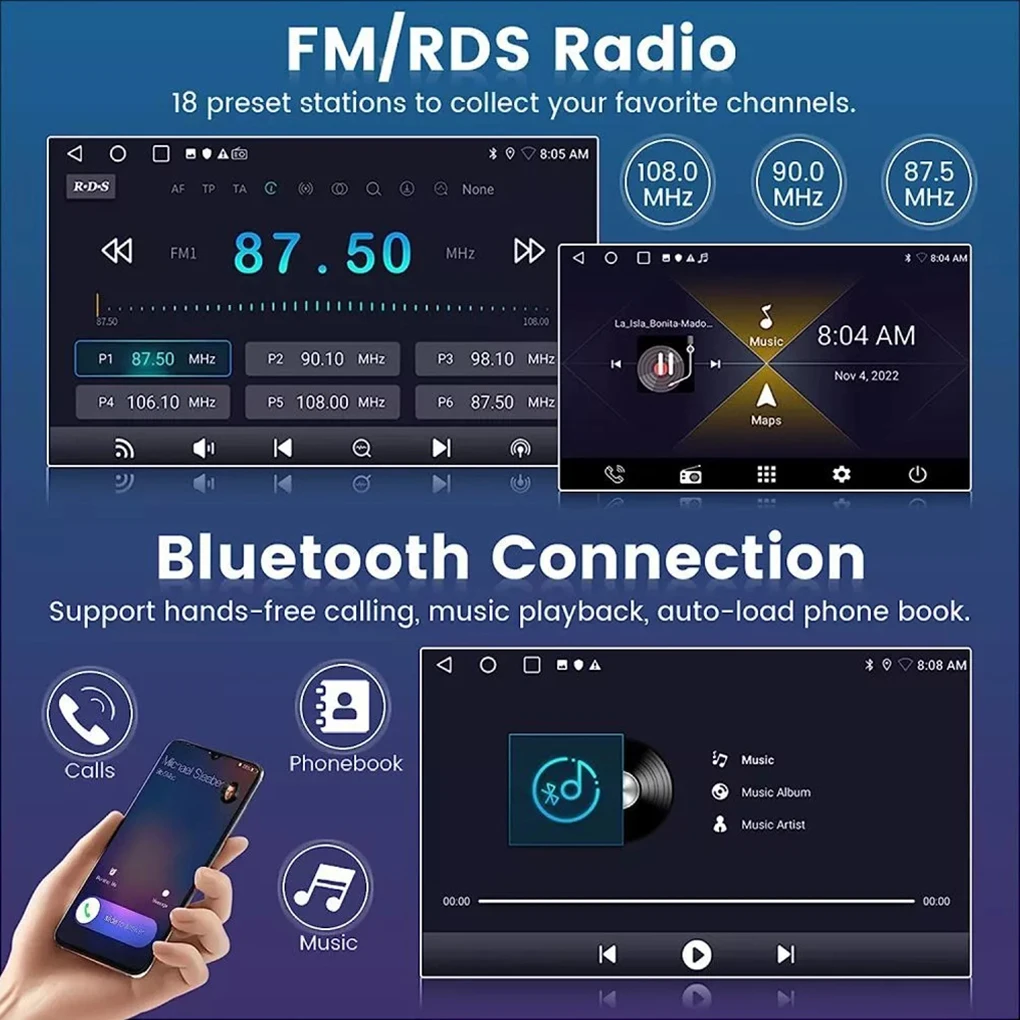 Фото Автомобильный радиоприемник мультимедиа для Toyota Prius 2010-2015 Android 14 2Din ideo плеер GPS навигация Carplay экран DSP стерео №5
