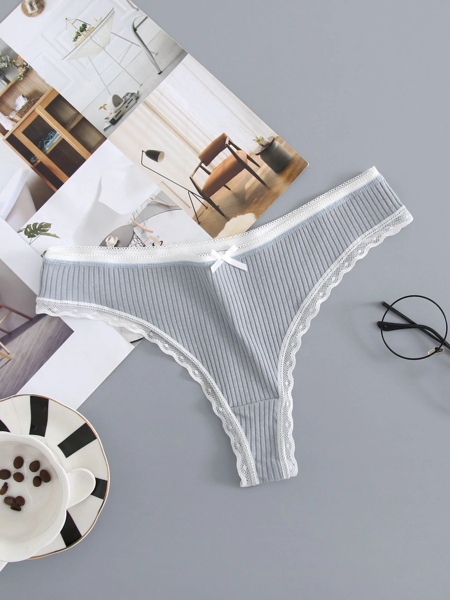 5 шт. женские хлопковые трусики модные сексуальные дышащие трусы однотонные