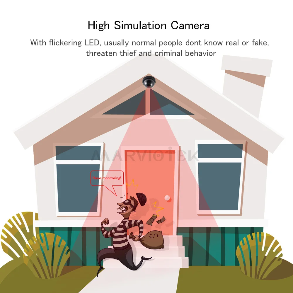 Поддельная камера видеонаблюдения муляж s для дома системы безопасности