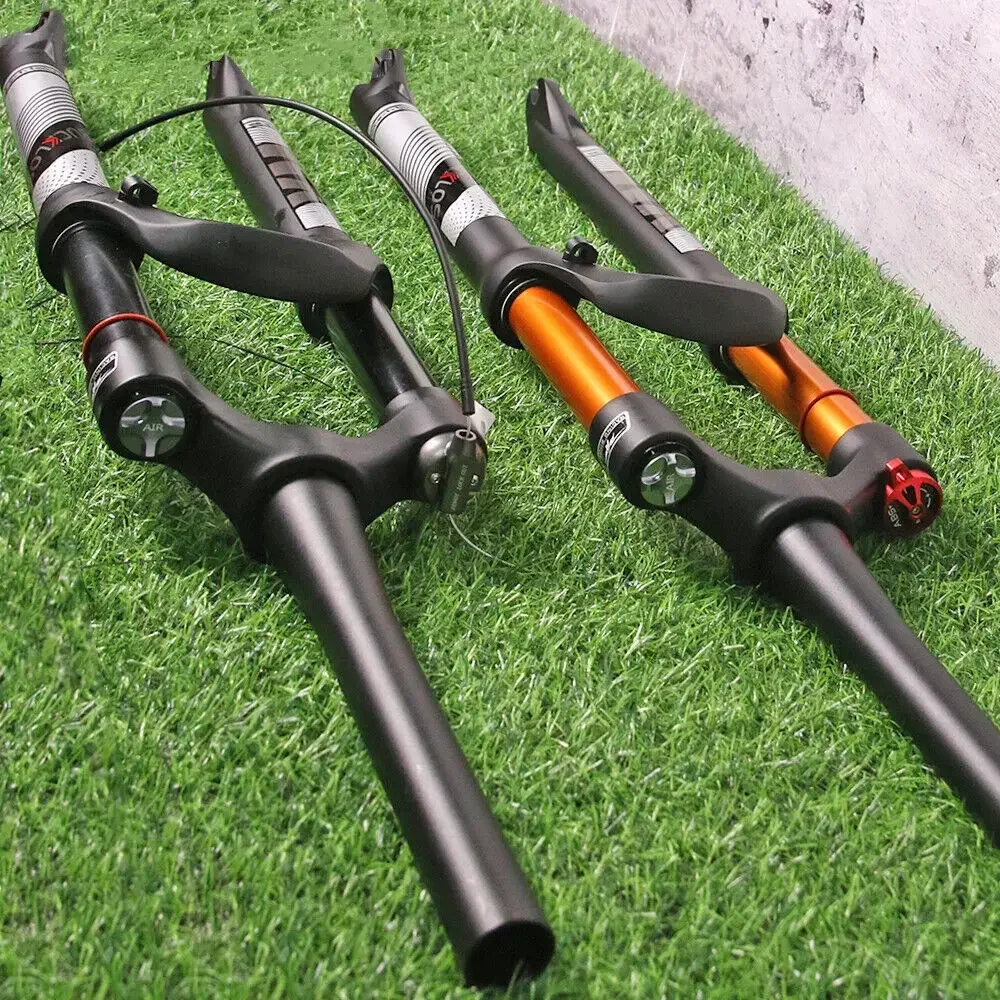 Подвесная велосипедная вилка BUCKLOS 26 27 5 29 дюймов регулировка отскока вилки MTB QR 120