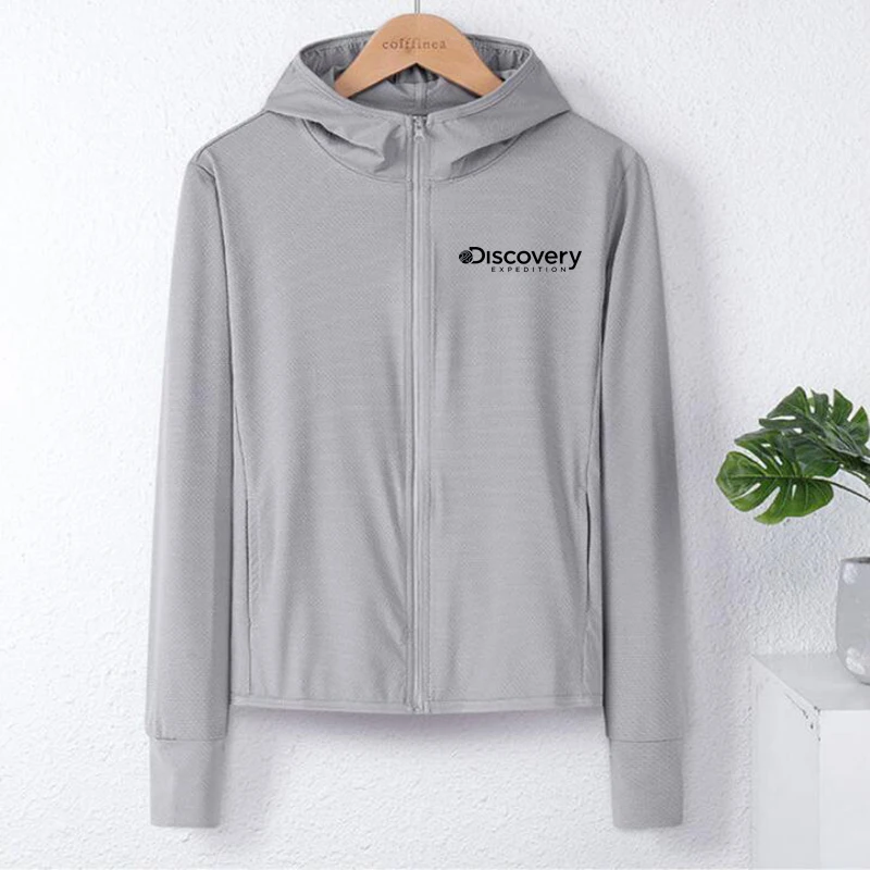 

UPF 50+ UV Sun Protection Clothing Discovery Jacket Men Women Zip Up Hoodie Long Sleeve Breathable Outdoor Sports Golf Jacket