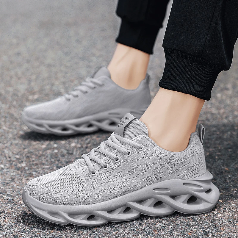 New Style Men Shoes Sneakers Breathable Running Sport Shoes Men Lightweight Walking Jogging Sneakers Men Athletic Trainers Shoes