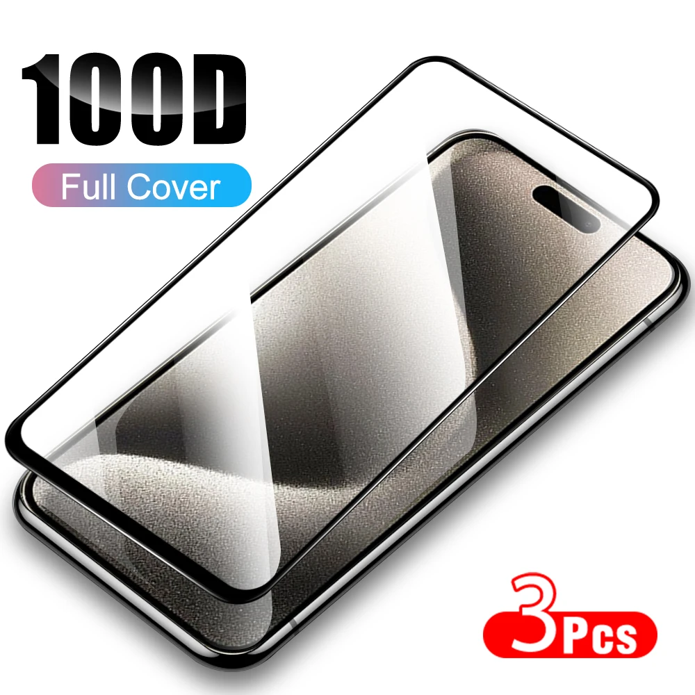 Защитная пленка для iphone 15 Pro Max 14 13 12 plus прозрачное закаленное стекло se 2020 2022 13mini 3