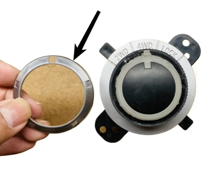 

1 шт. для MITSUBISHI Outlander EX2007-2010 ASX, полный привод, 4WD переключатель, серебристо-серое кольцо, запасная часть