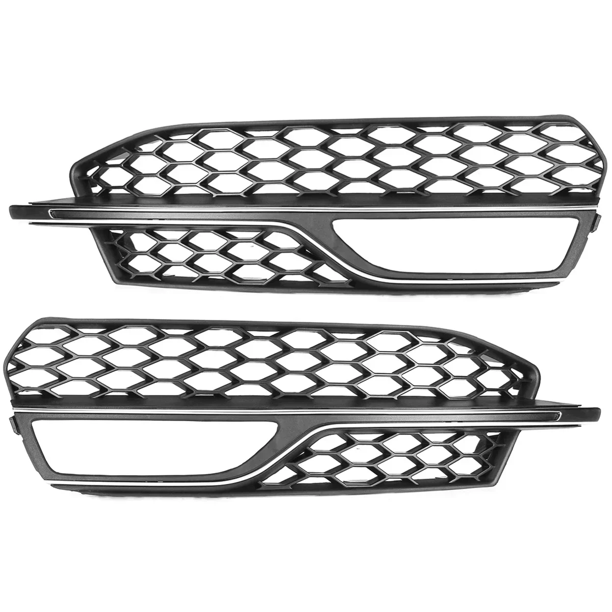 

Крышка противотуманной фары, решетка для Audi S3 A3 S-Line 2014 2015 2016 RS Style HONEYCOMB HEX, передняя решетка, 8 В 3807681 8В 3807682