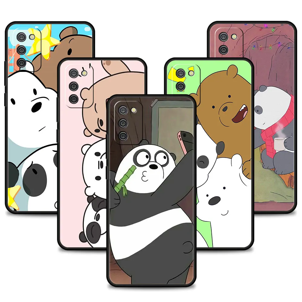 

Playful And Cute We Baby Bear Phone Case For Samsung A02s A01 A03s A50 A30 A30s A70s A04 A90 A40 A42 M52 M51 M62 M31 M13 Shell