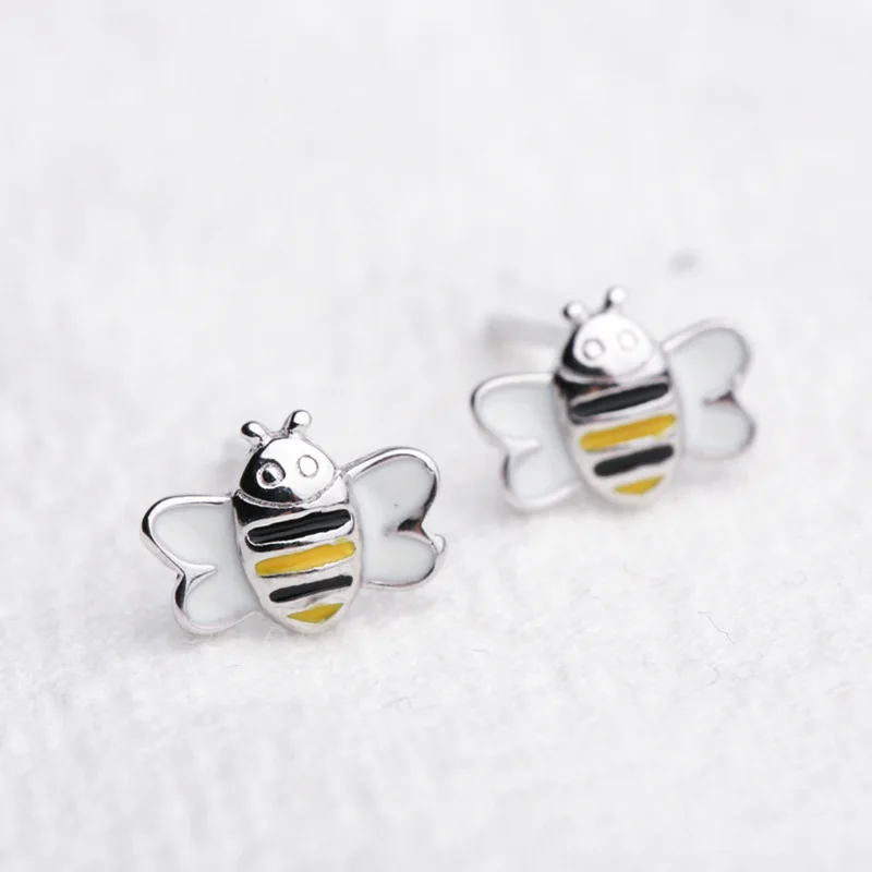 

Маленькая миниатюрная КАПЛЕВИДНАЯ Глянцевая маленькая пчела для девочек